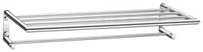 Ραφιέρα Πετσετών W60xD25xH11 εκ. Χρωμέ Sanco Towel Racks 0935-A03