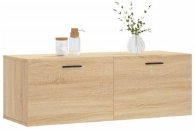 vidaXL Ντουλάπι Τοίχου Sonoma Δρυς 100 x 36,5 x 35 εκ. Επεξεργ. Ξύλο