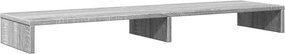 vidaXL Βάση Οθόνης Γκρι Sonoma 100x27x10 εκ. από Επεξεργασμένο Ξύλο