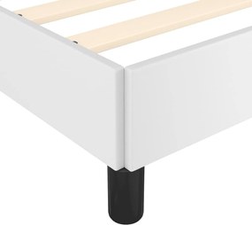 vidaXL Πλαίσιο Κρεβατιού Λευκό 100x200 εκ. από Συνθετικό Δέρμα