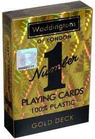 Τράπουλα Πλαστικοποιημένη Waddingtons No.1 029391 Για 2+ Παίκτες Gold Winning Moves