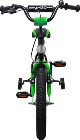 BMX Fun 16 Inch 28 cm Boys Coaster Brake Green/Matte black