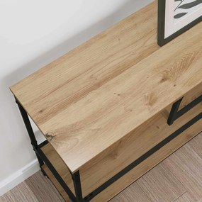 vidaXL Τραπέζι κονσόλας Artisan Oak 100 x 30 x 75 εκ