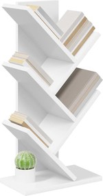 vidaXL Ράφι Δέντρου 4-Επιπέδων 30 x 18 x 60 εκ Επεξεργασμένο Ξύλο