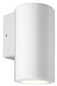 Απλίκα Φωτιστικό Τοίχου GU10 9W IP54 Λευκό E185 Zambelis-E185-Ανθρακί E185