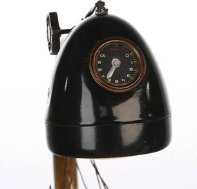 EXTREME INTERIOR DESIGN LAMP CYCLE ANTIQUE BROWN GOLD H.64CM 84051