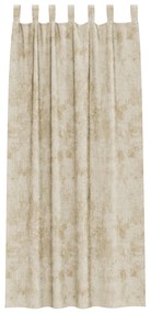 vidaXL Κουρτίνες Βελούδινες 2 τμχ με οπές Κρεμ 245x140 εκ.