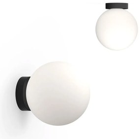 Φωτιστικό Τοίχου Bola Sphere Flush 12 10926 30,5x13,5cm Dim Led 1625lm 20W Black Pablo Designs