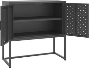 vidaXL Μπουφές Ανθρακί 75 x 35 x 75 εκ. από Ατσάλι
