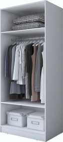 Ντουλάπα Λευκό BREMI 90x57.5x210