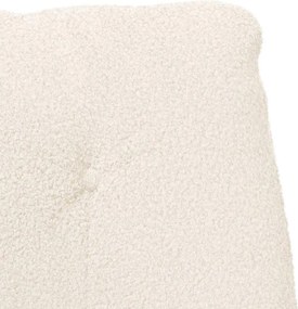 vidaXL Πολυθρόνα Κρεμ 69 x 74 x 93 εκ. Υφάσματος Sherpa