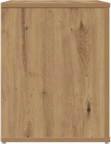 vidaXL Πάγκος Παπουτσιών Artisan Δρυς 100x35x45 εκ. Επεξεργασμένο Ξύλο
