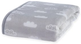 Βρεφική Κουβέρτα Κούνιας Clouds Grey 100x140 Nef-Nef Homeware