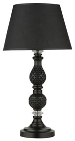 TABLE LAMP FB97665.01, BLACK, Φ30x55 30x30x55 εκ.