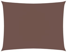 vidaXL Πανί Σκίασης Ορθογώνιο Καφέ 3,5 x 4,5 μ. από Ύφασμα Oxford