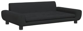 Κρεβάτι Σκύλου Μαύρο 100 x 54 x 33 εκ. Βελούδινο - Μαύρο