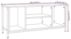 ΈΠΙΠΛΟ ΤΗΛΕΟΡΑΣΗΣ ΚΑΦΕ ΔΡΥΣ 102 X 35 X 45 ΕΚ. ΑΠΟ ΕΠΕΞΕΡΓ. ΞΥΛΟ 826289