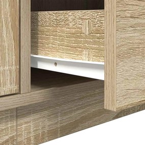 Έπιπλο Τηλεόρασης με LED Sonoma Δρυς 160,5x41x50 εκ. 3328428