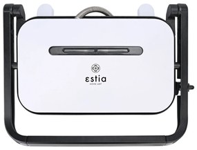 Estia 06-23638 Intense Τοστιέρα 2 Θέσεων Αντικολλητική 32x26,6x11cm 1300W,  Luminus White