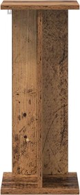 vidaXL Βάση φυτών Παλαιωμένο ξύλο 25 x 25,5 x 60,5 εκ.
