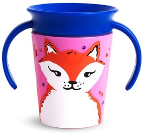 Ποτήρι Παιδικό Miracle Trainer Cup 177ml Fox Pink Munchkin 177ml Πλαστικό