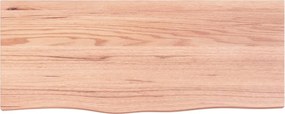 vidaXL Πάγκος Μπάνιου Αν. Καφέ 100x40x(2-4) εκ. Επεξεργ. Μασίφ Ξύλο