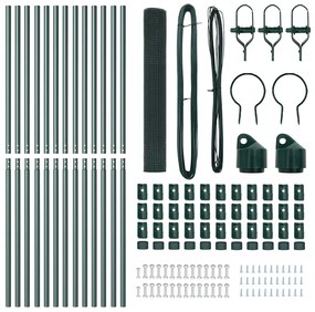 vidaXL Στύλος Περιφράξεων Πράσινο