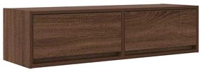 vidaXL Κάμπινγκ TV Καφέ Δρυς 100x31x25,5 εκ Επεξεργασμένο Ξύλο