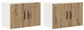vidaXL Πάνελ πλυντηρίου πιάτων Kalmar 2 pcs Artisan Oak