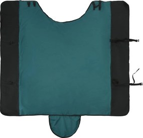 vidaXL Σαμάρι Ίππου Σκούρο πράσινο και μαύρο 125 cm Πολυεστέρας