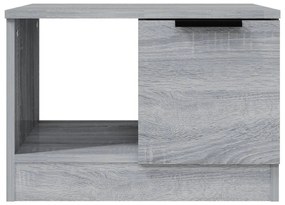 Τραπεζάκι Σαλονιού Γκρι Sonoma 50x50x36 εκ. Επεξεργασμένο Ξύλο - Γκρι