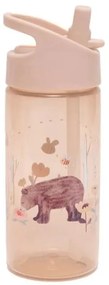 Παγούρι 380ml Με Καλαμάκι Petit Monkey White Stars