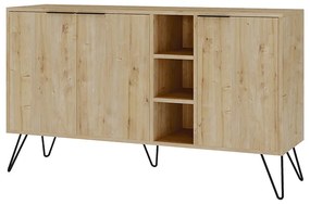 Μπουφές Clara Megapap χρώμα φυσικό οξιάς 142x35,6x83εκ.