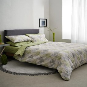 Σεντόνια Silvia-1 (Σετ 3τμχ) Green Vesta Home Μονό 170x260cm 100% Βαμβάκι