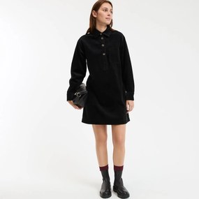 Κοντό φόρεμα από βελούδο κοτλέ, Signature ALBANE