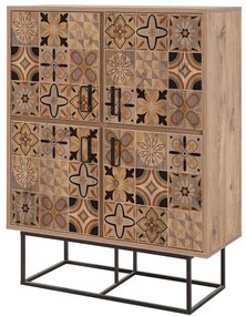 Παπουτσοθήκη - Ντουλάπι Quantum Solo Retro 863SPH5127 93x36x115cm Multi Particle Board, Metal