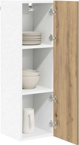 vidaXL Κρεμαστό ντουλάπι με αποθήκευση Artisan Oak 30 x 31 x 100 εκ.
