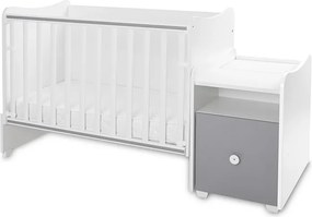 BED TREND PLUS NEW 70/160 WHITE/STONE GREY