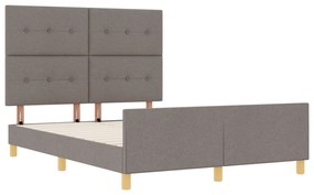 vidaXL Κρεβάτι Ταπέτο 140x200 εκ Υφασμάτινο