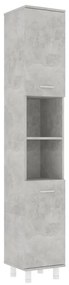 Στήλη Μπάνιου Γκρι του Σκυροδέματος 30x30x179 εκ. Μοριοσανίδα - Γκρι