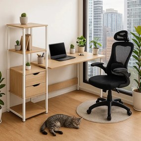 Φοιτητικό πακέτο επίπλων γραφείου Zayjo pakoworld σετ 2τεμ