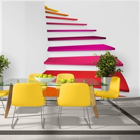 Φωτοταπετσαρία - Colorful stairs 350x245