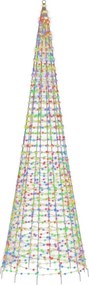 vidaXL Χριστουγεννιάτικο δέντρο LED 1534 LED Πολύχρωμα LED 500 εκ.