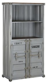 Ράφια Home ESPRIT Γκρι Sky μπλε Μέταλλο Ξύλο MDF 87 x 44 x 168,5 cm
