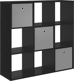 vidaXL Πλαϊνό γραφείο Μαύρη Οξυά 102 x 31 x 99,5 εκ.