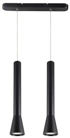Φωτιστικό Οροφής - Ράγα Black VK/03105PE/2/B VKLed Aluminium