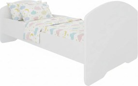 Παιδικό Κρεβάτι Belossi I-Λευκό-160 x 80-Χωρίς προστατευτικό
