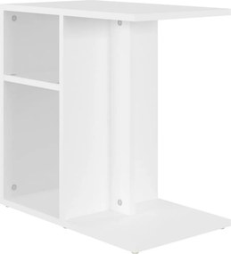 vidaXL Τραπέζι Βοηθητικό Λευκό 50 x 30 x 50 εκ. από Επεξ. Ξύλο