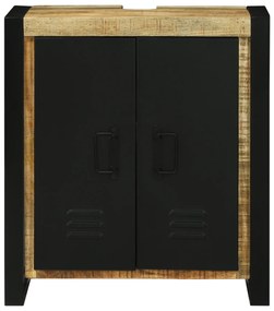 vidaXL Μονάδα Νιπτήρα 55x35x60 εκ. Μασίφ Ξύλο Ακατέργαστο Μάνγκο