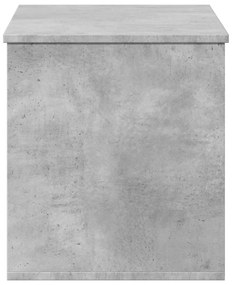 vidaXL Κουτί Αποθήκευσης Γκρι Σκυροδέματος 100x42x46 εκ. Επεξεργ. Ξύλο